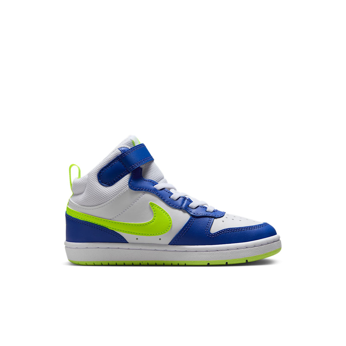 Nike Court Borough Mid 2 – Azul astronómico/Blanco/Volt – vista 3