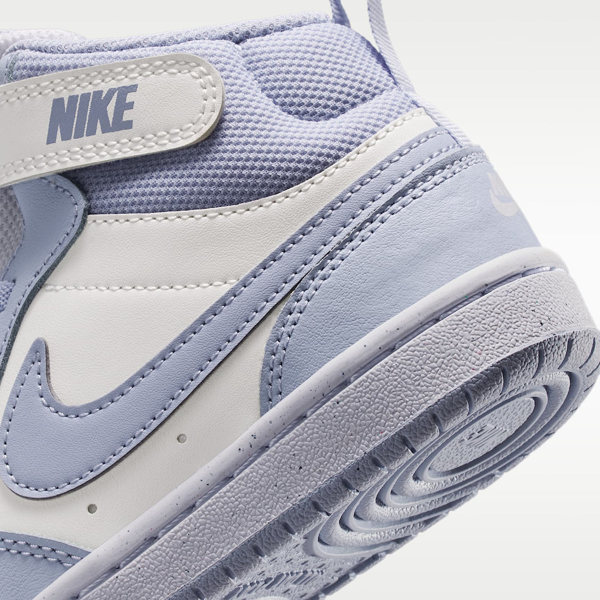 Nike Court Borough Mid 2 – Tinte platino/Blanco/Fantasma – vista 8
