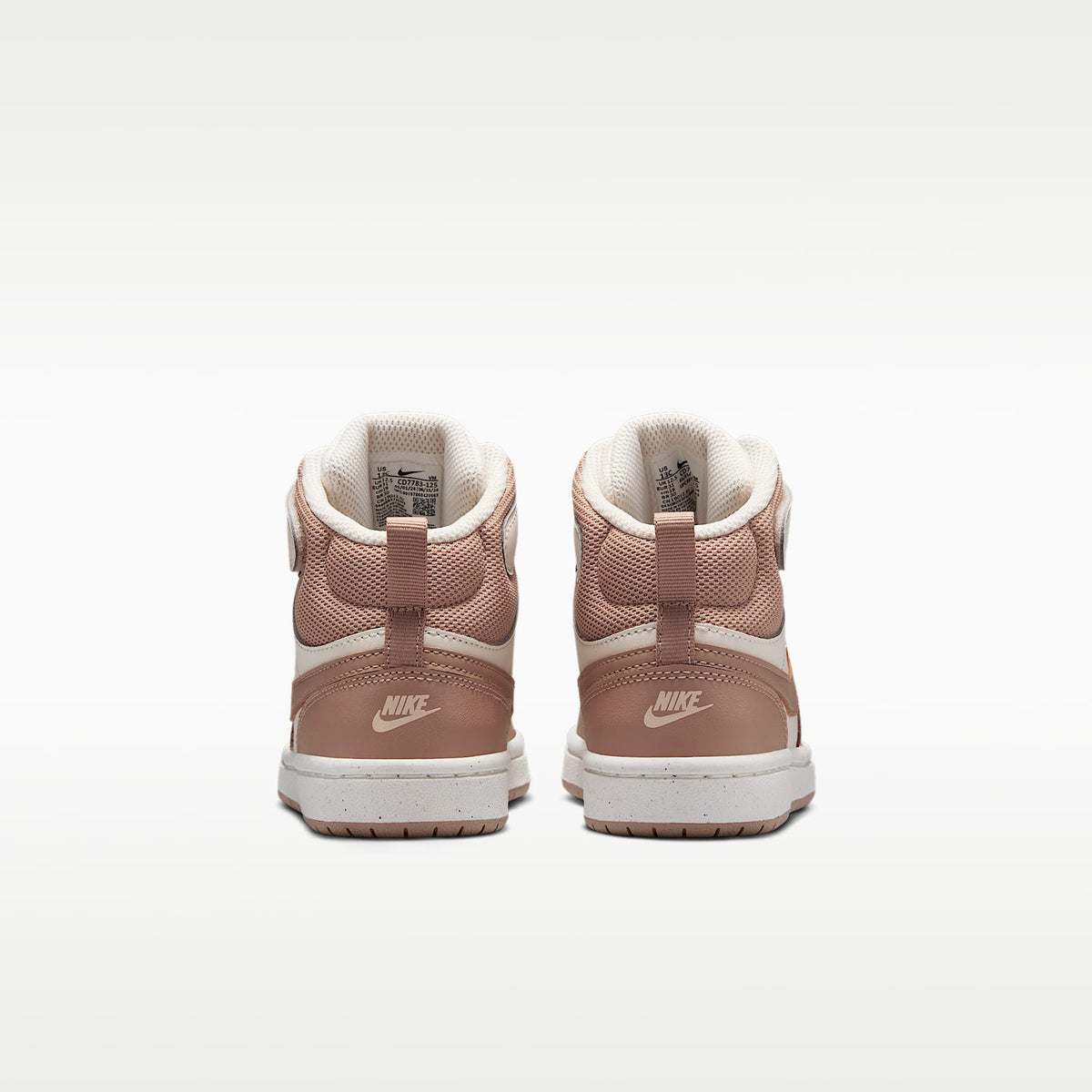 Nike Court Borough Mid 2 – Marfil pálido/Vela/Cáñamo – vista 6