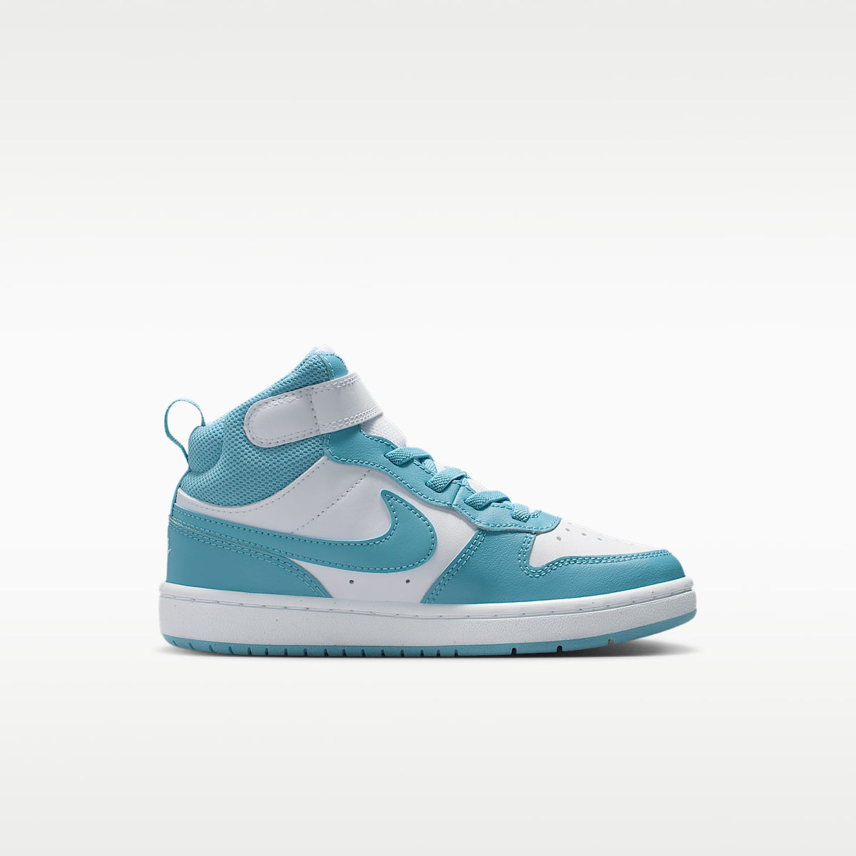 Nike Court Borough Mid 2 – Blanco/Denim turquesa – vista 3