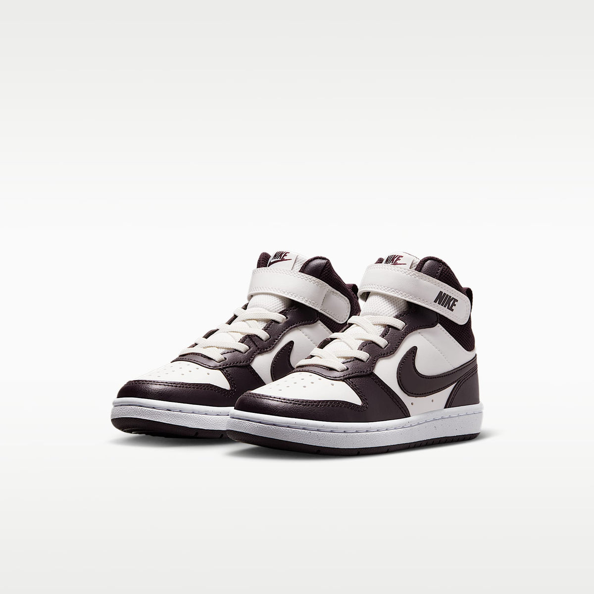 Nike Court Borough Mid 2 – Vela/Blanco/Burdeos ceniza – vista 5