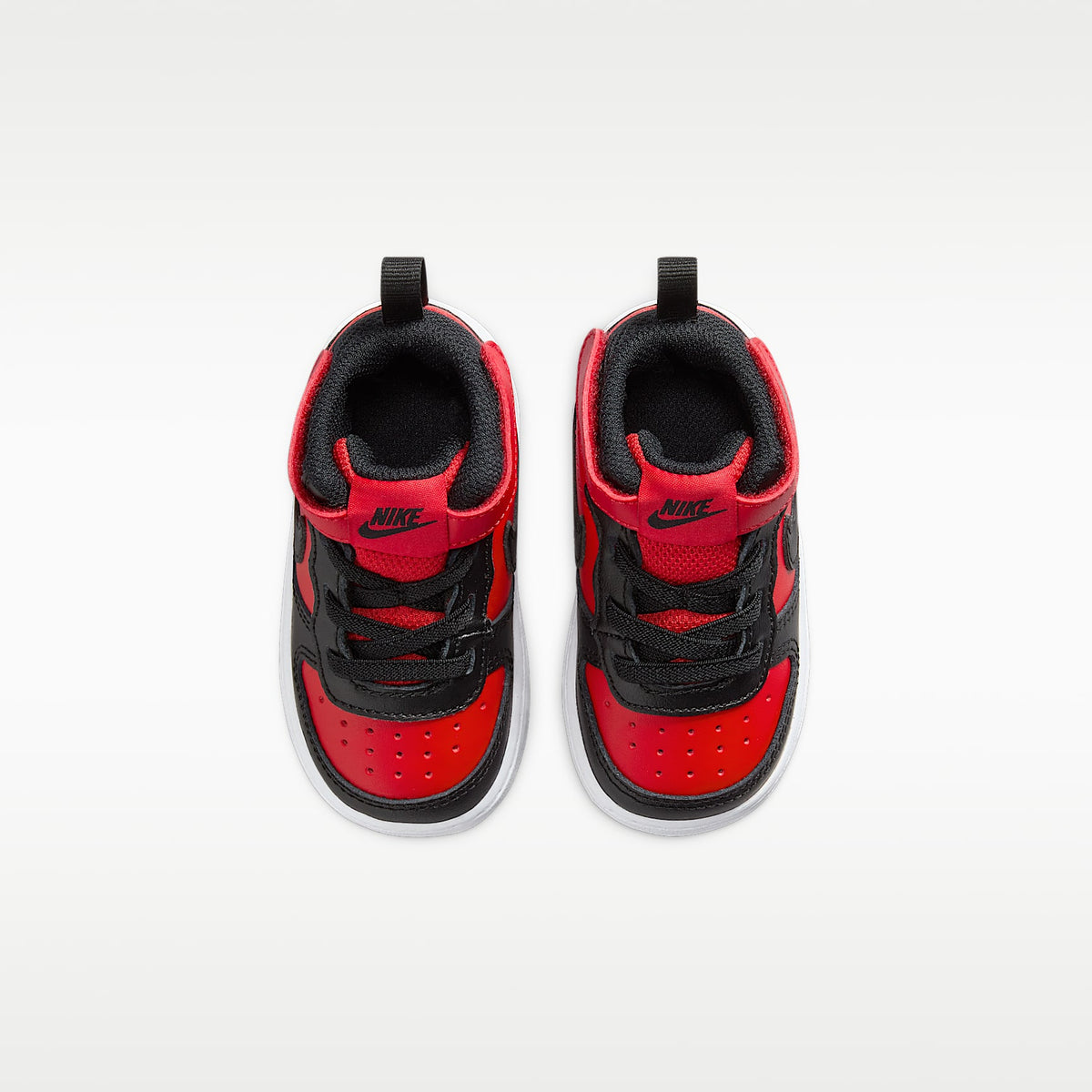 Nike Court Borough Mid 2 – Rojo universitario/Blanco/Negro – vista 4