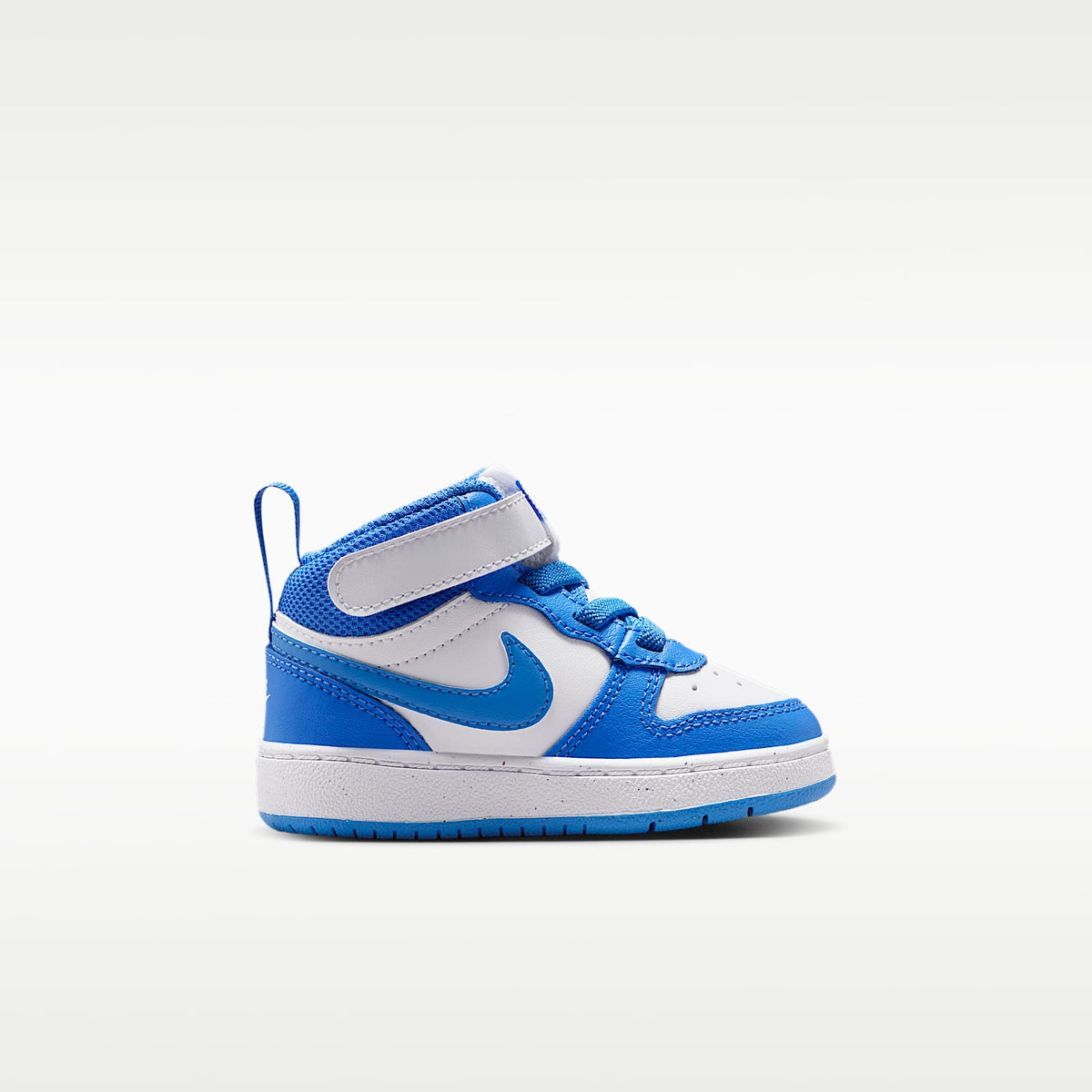Nike Court Borough Mid 2 – Blanco/Azul cristal/Blanco/Azul cristal – vista 3