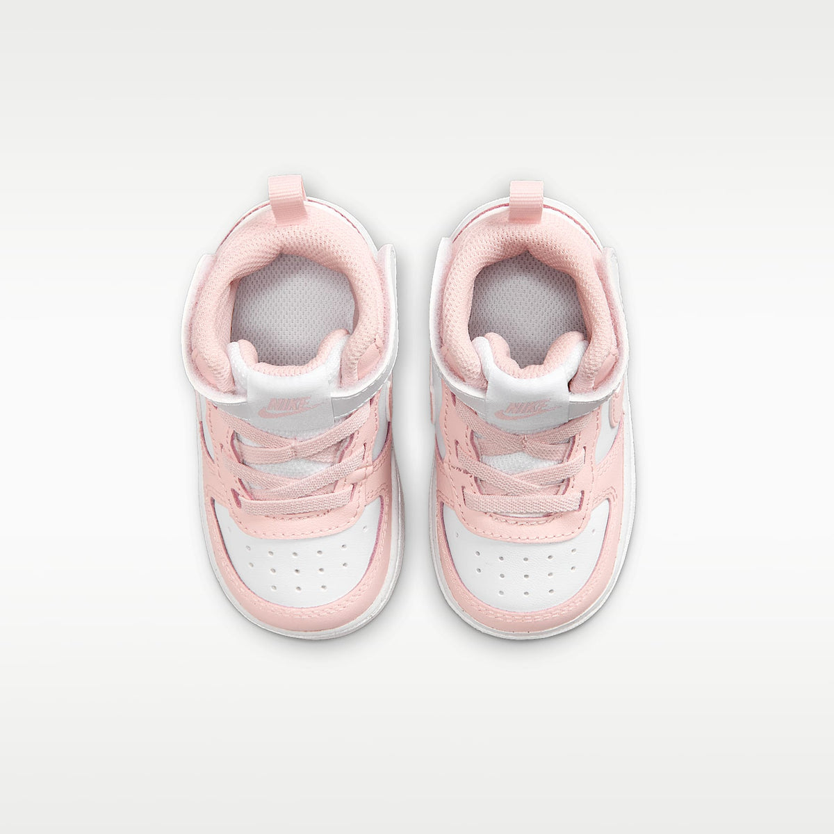 Nike Court Borough Mid 2 – Blanco/Rosa eco – vista 4