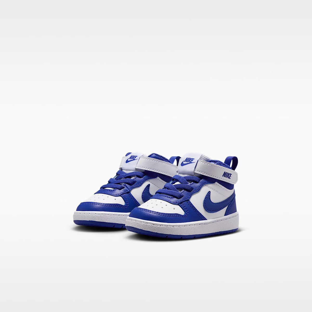 Nike Court Borough Mid 2 – Blanco/Blanco/Noche intenso – vista 5