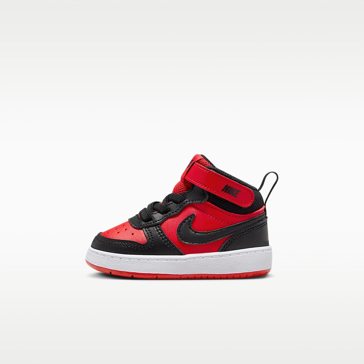 Nike Court Borough Mid 2 – Rojo universitario/Blanco/Negro – vista 1