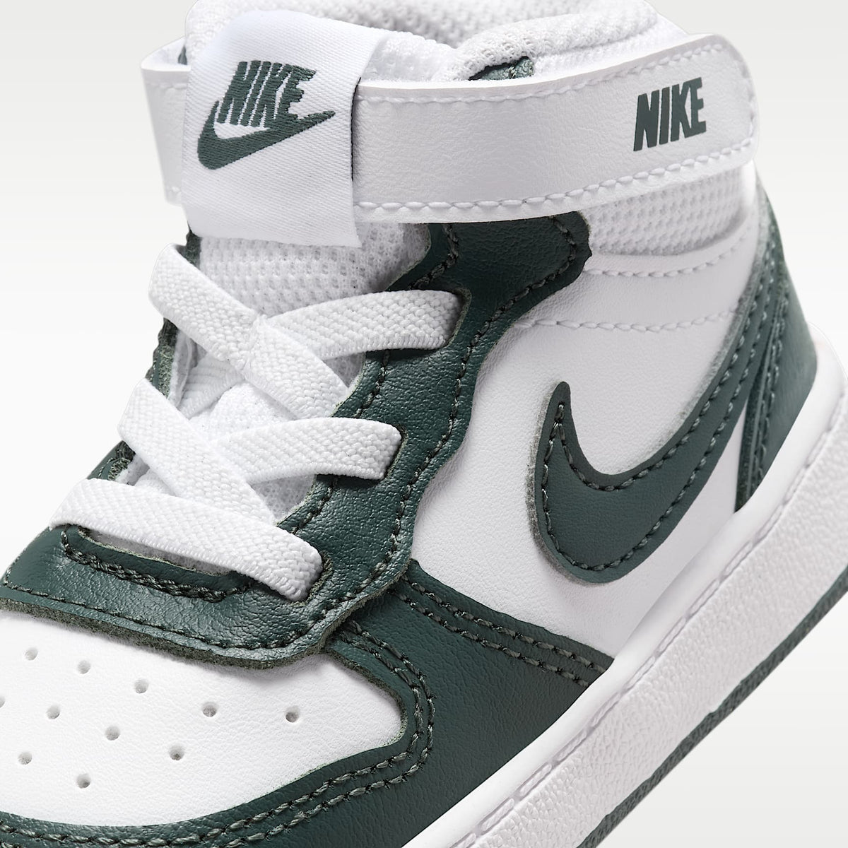 Nike Court Borough Mid 2 – Blanco/Verde vintage – vista 7