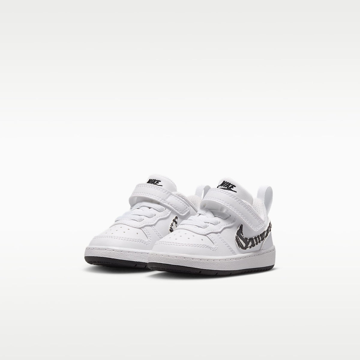 Nike Court Borough – Blanco/Negro – vista 5