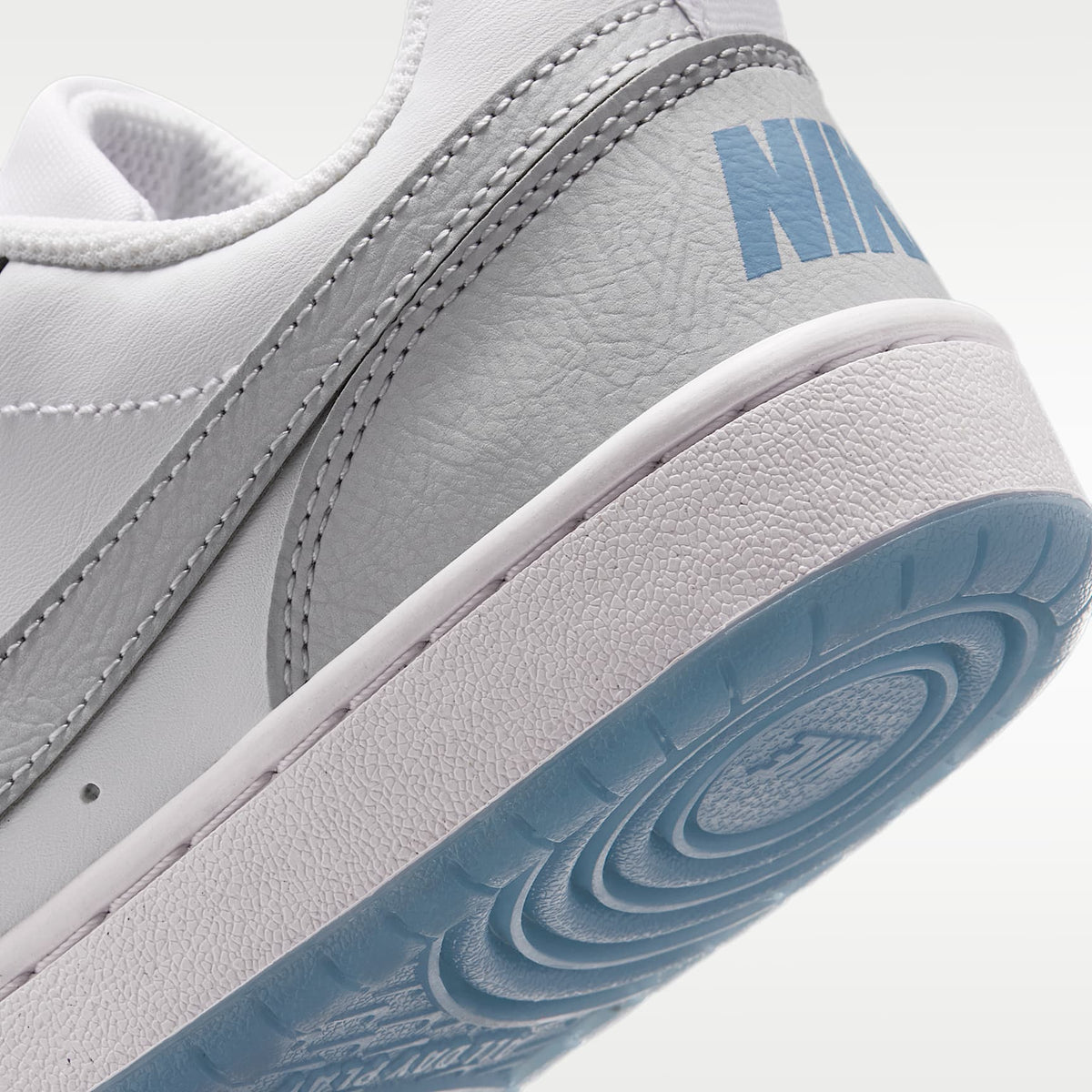 Nike Court Borough Recraft SE – Blanco/Azul de trabajo/Gris lobo – vista 8