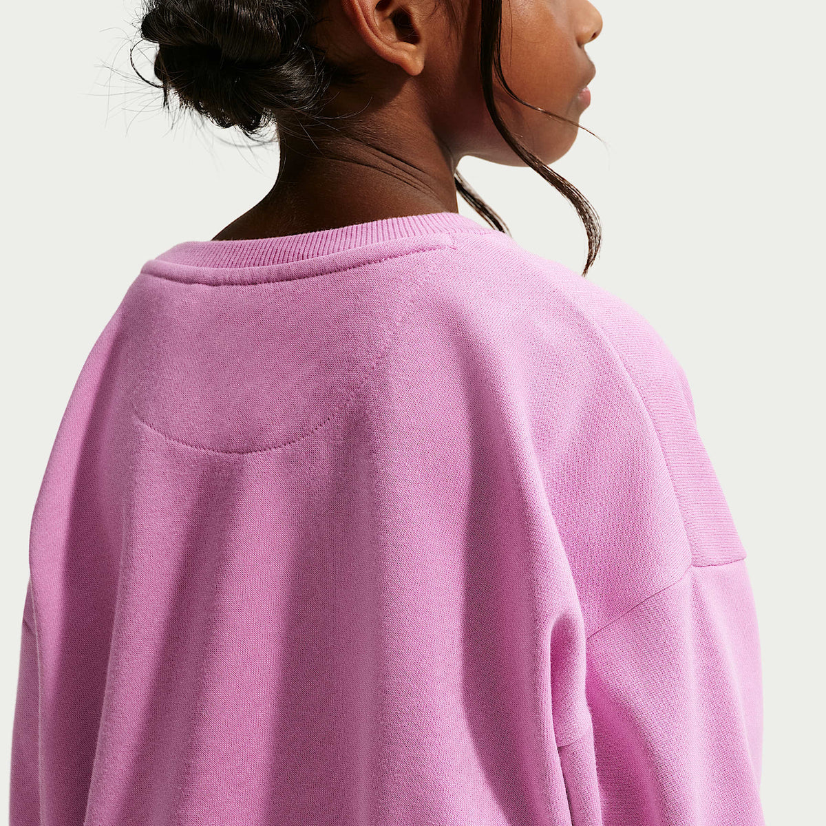 Conjunto de leggings y sudadera de cuello redondo para niños talla pequeña Nike Cherry – Azul marino medianoche – vista 3
