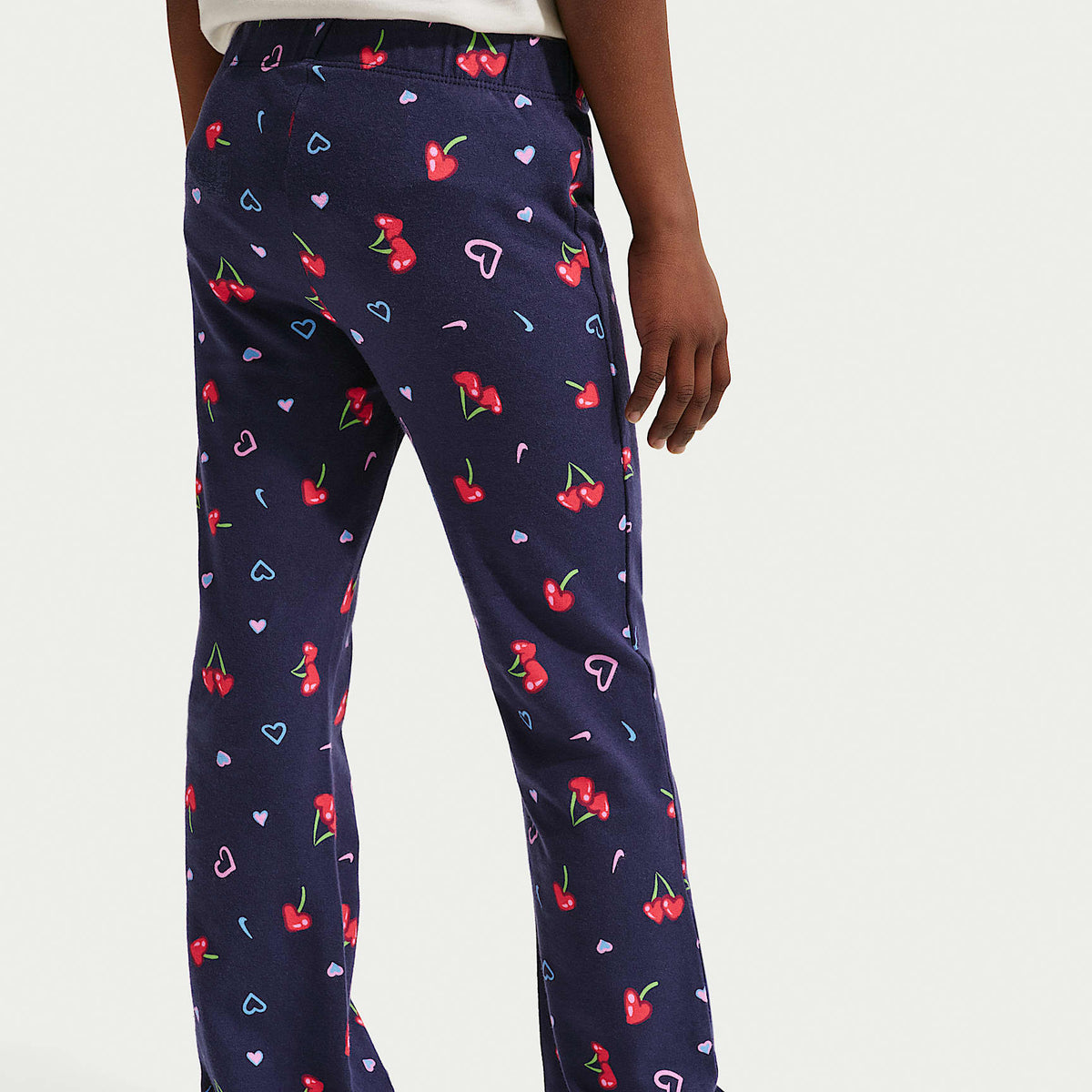 Conjunto de leggings y sudadera de cuello redondo para niños talla pequeña Nike Cherry – Azul marino medianoche – vista 5