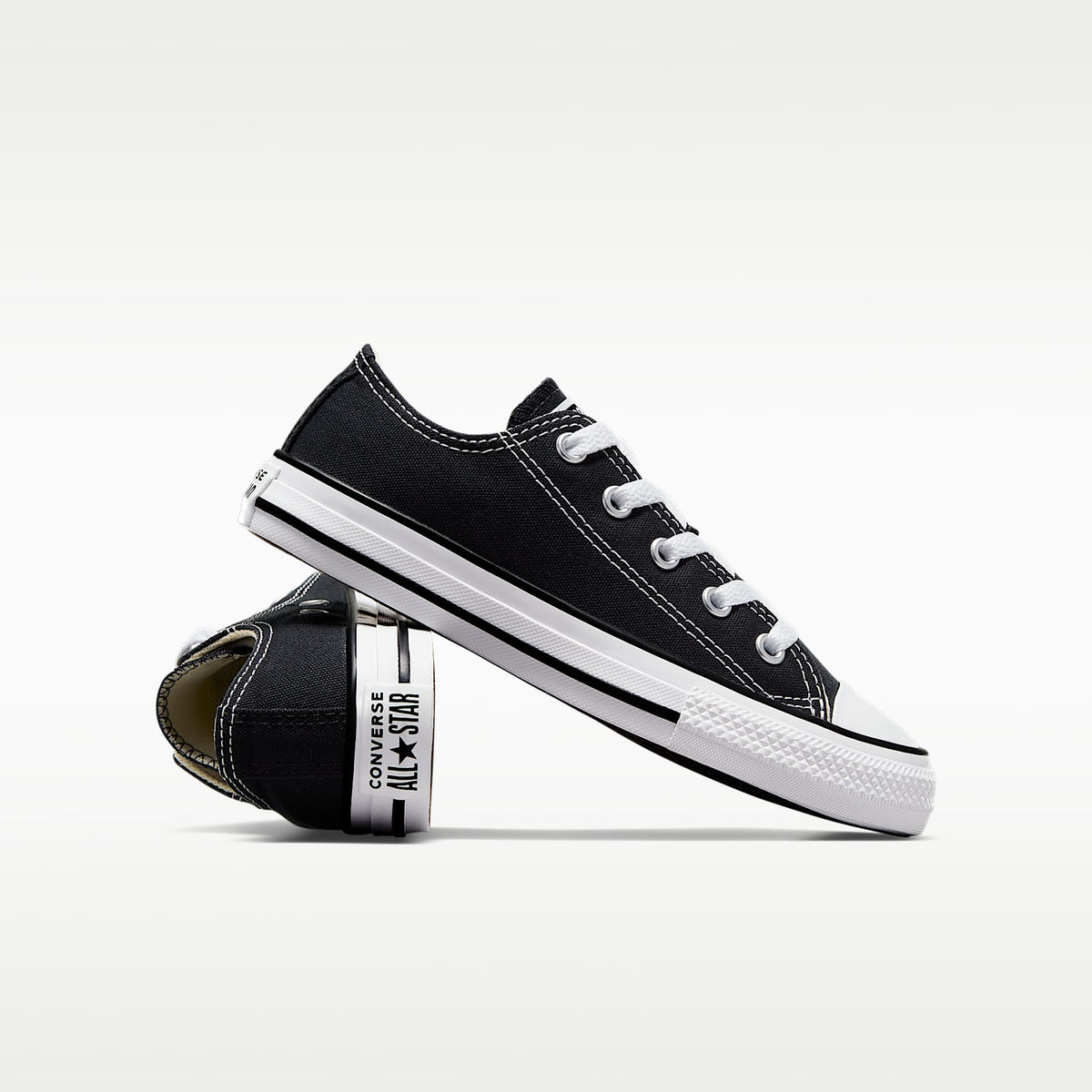 Converse Chuck Taylor All Star Low Top – Negro – vista 7