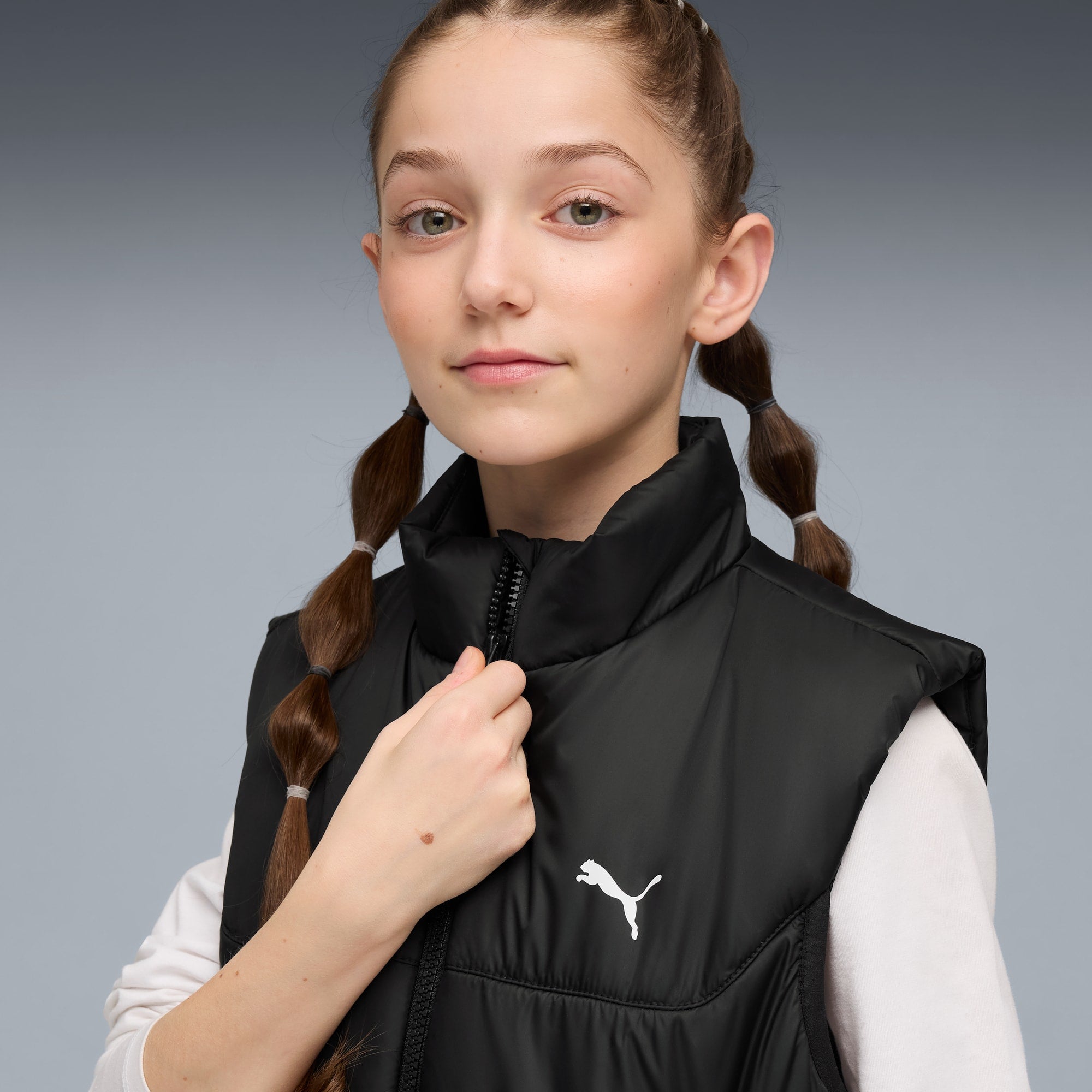 Chaleco acolchado juvenil ESS – PUMA BLACK – vista 2