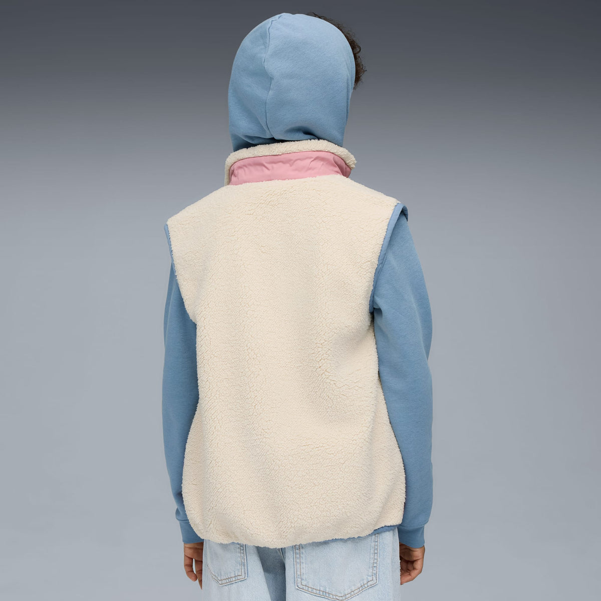 Chaleco híbrido Sherpa juvenil – ALPINE SNOW – vista 4
