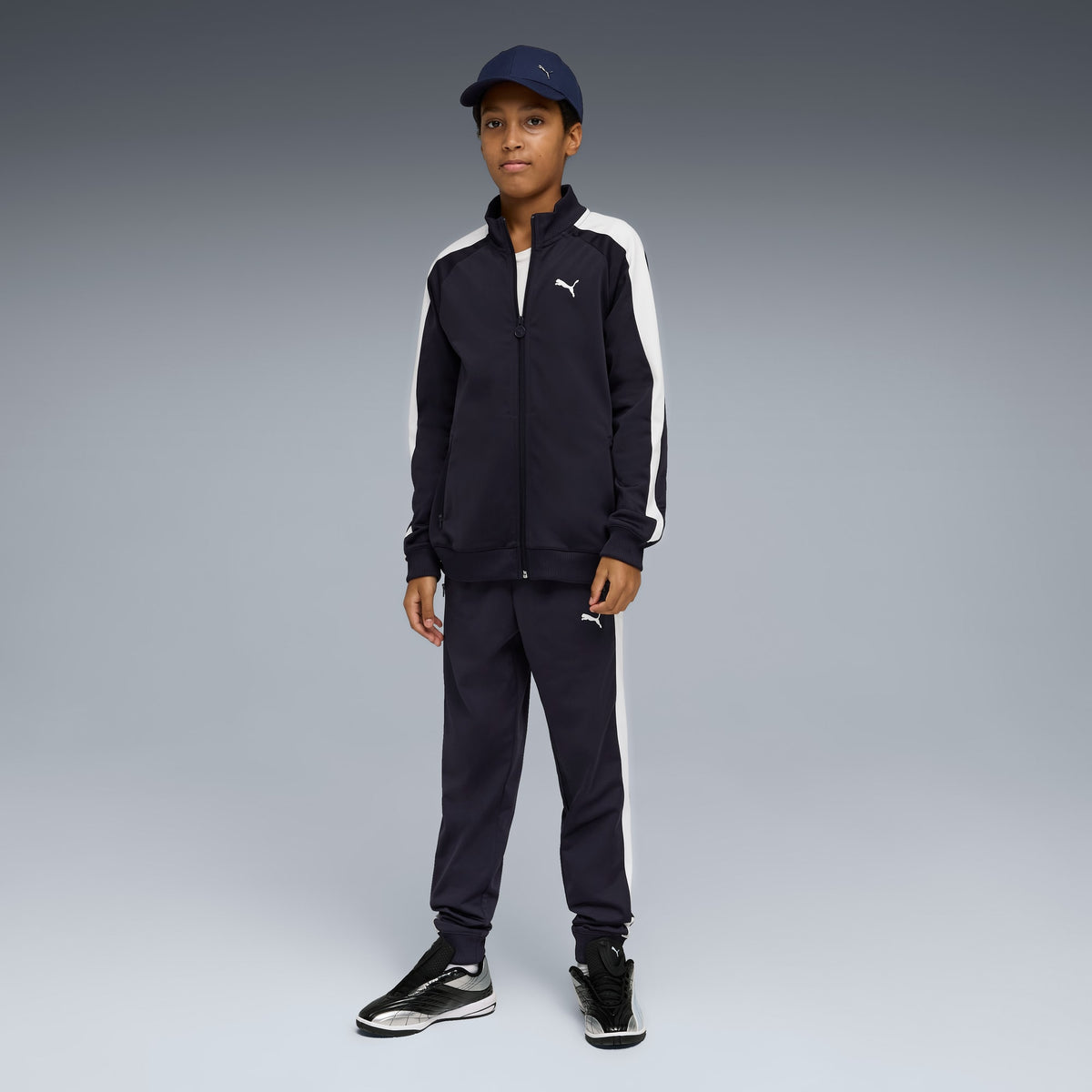 Chamarra T7 ALWAYS ON juvenil – NEW NAVY – vista 3
