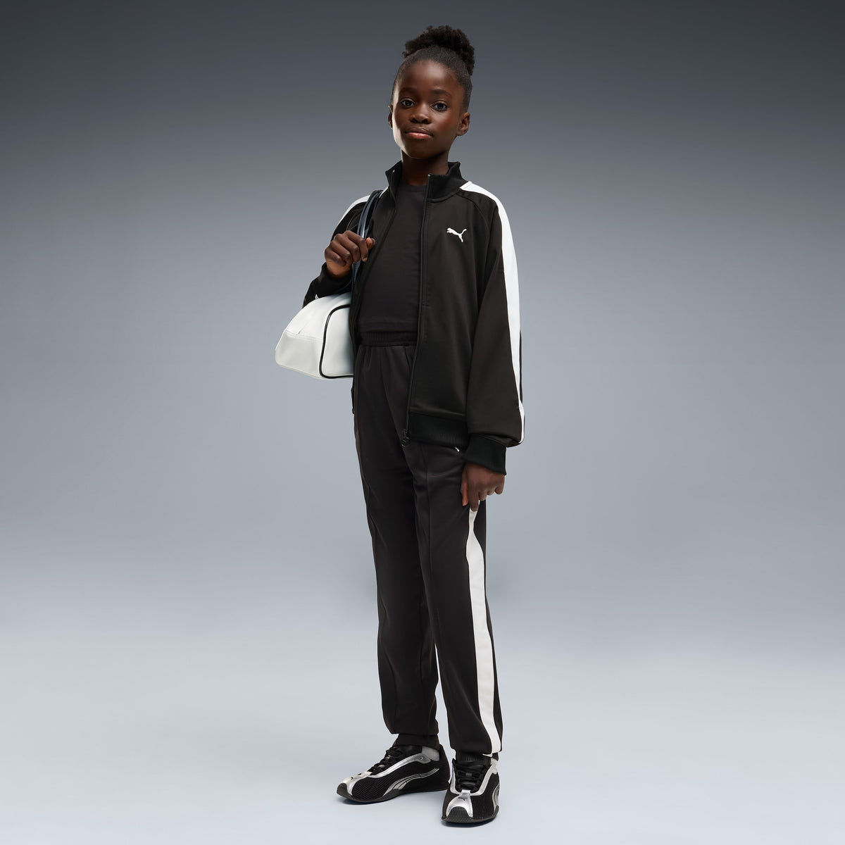Chamarra T7 ALWAYS ON juvenil – PUMA BLACK – vista 3