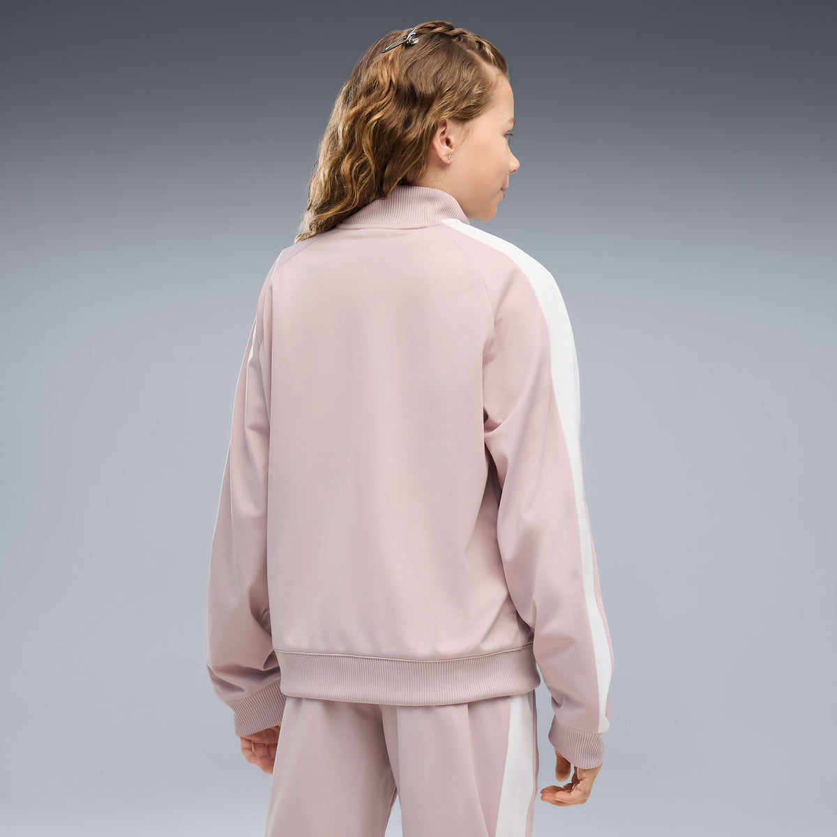 Chamarra T7 ALWAYS ON juvenil – Misty Pink – vista 2