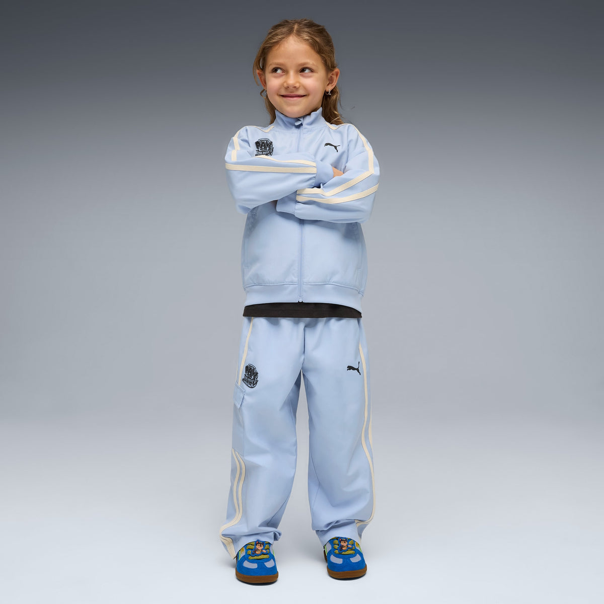Chamarra T7 PUMA x PAW PATROL para niños – Snow Mountain Blue – vista 3