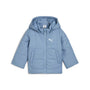 Chamarra acolchada con capucha Minicats para infantes – COOL BLUE – vista 1