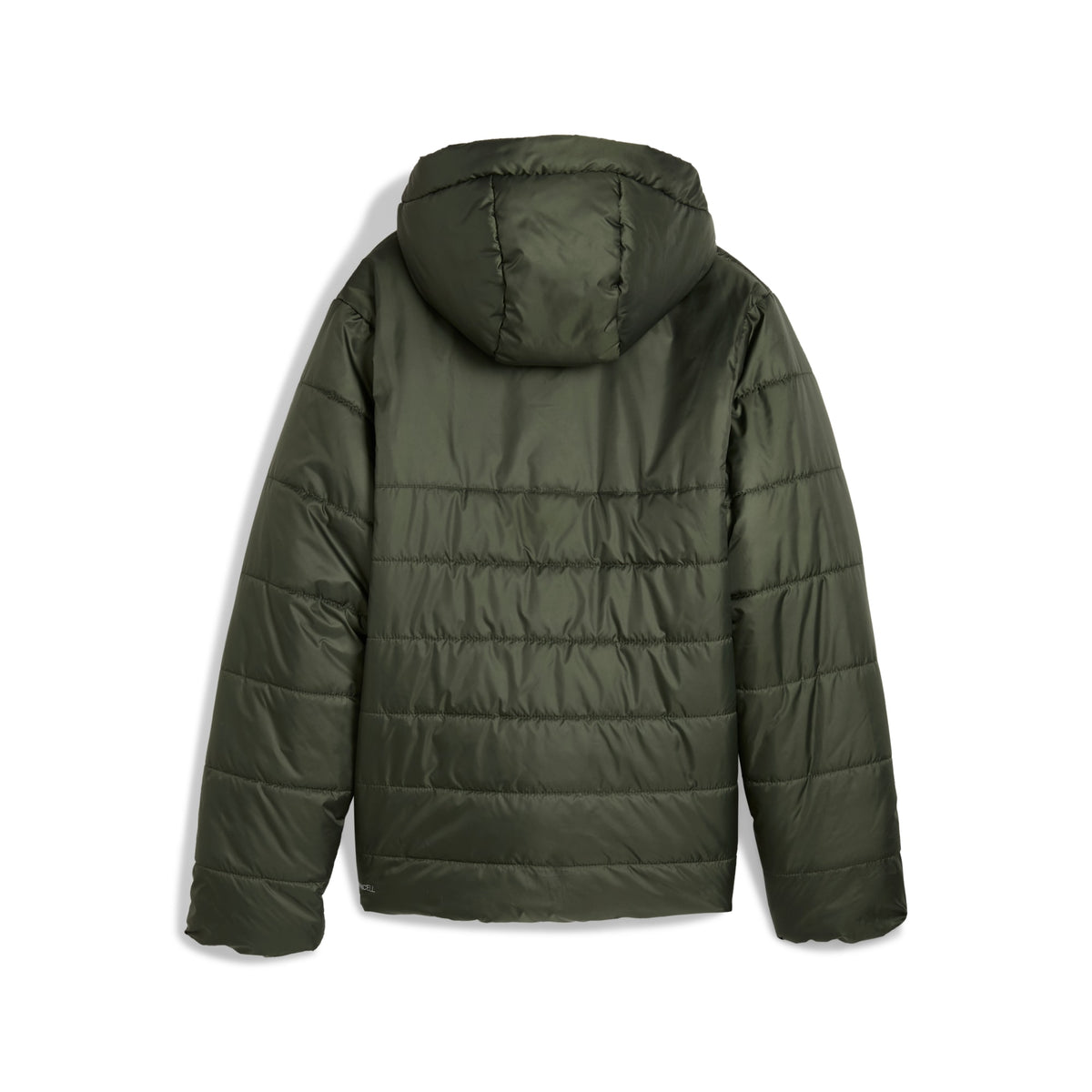Chamarra acolchada con capucha juvenil Essentials – Dark Olive – vista 6