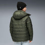 Chamarra acolchada con capucha juvenil Essentials – Dark Olive – vista 4