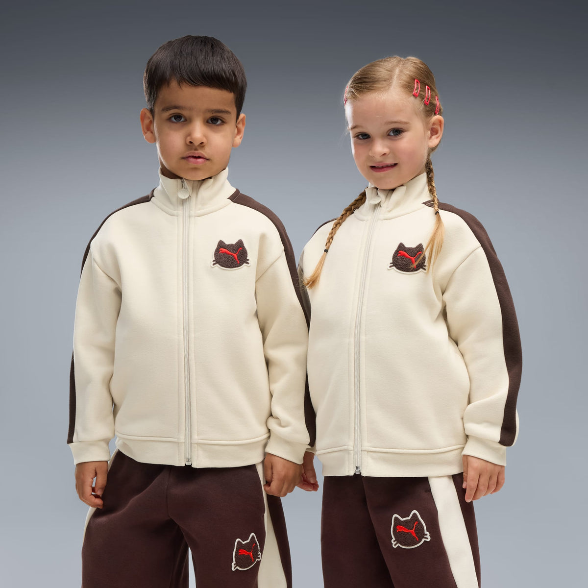 Chamarra holgada con cremallera para niños Imaginary Friend T7 – ALPINE SNOW – vista 1
