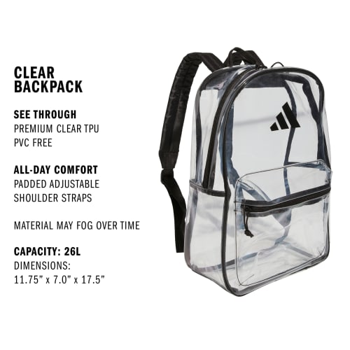 Mochila adidas Clear 2.0 JK3401