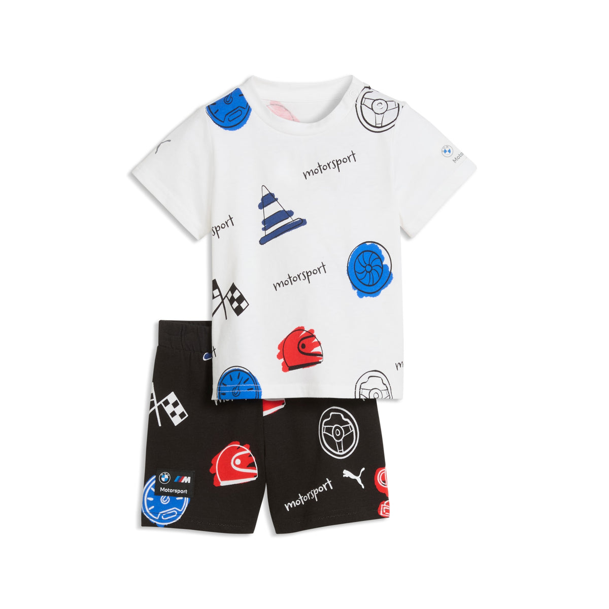 Conjunto de dos piezas para infantes BMW M Motorsport – PUMA Black-AOP – vista 1