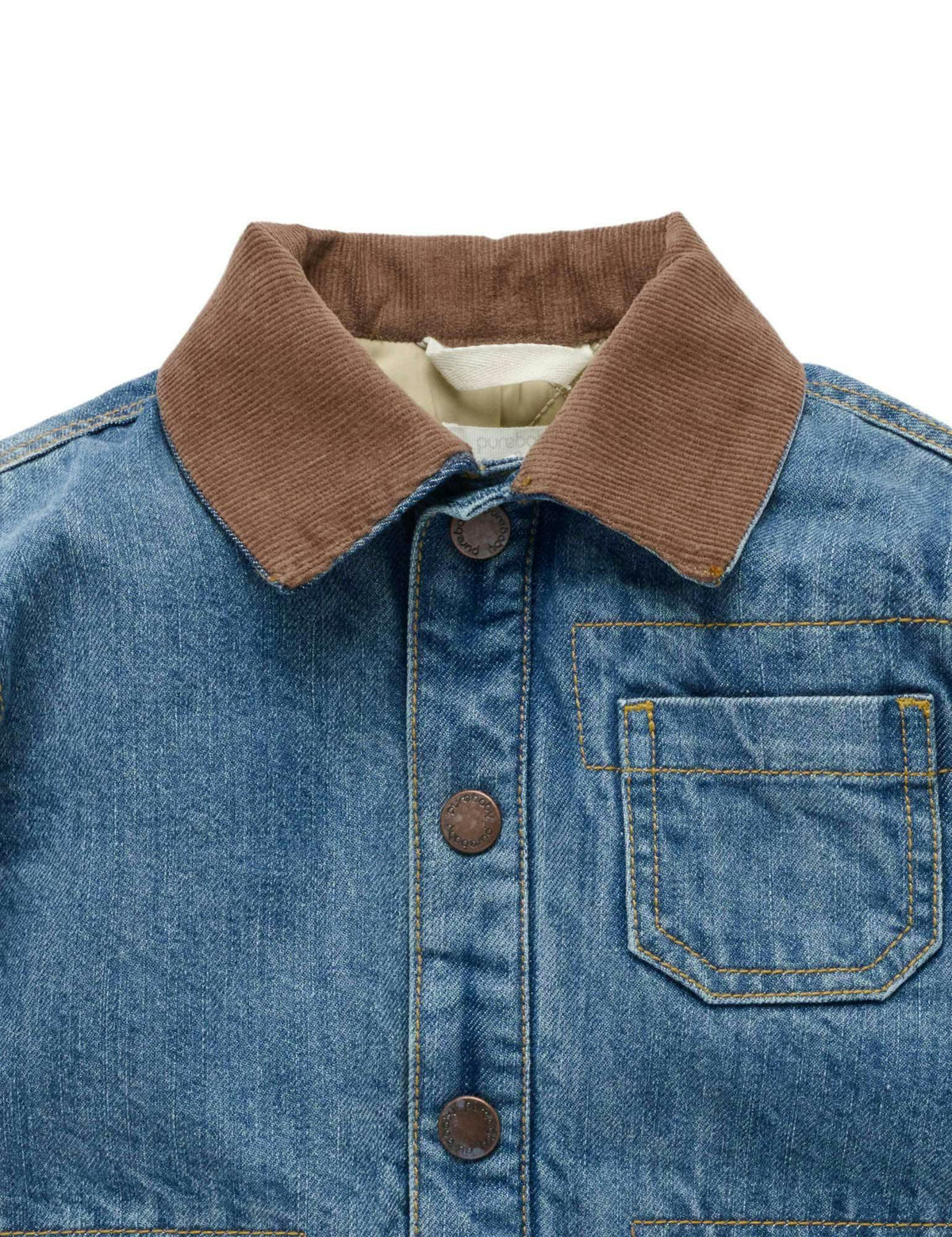 Chaqueta Denim Worker Purebaby para Bebé e Infantil