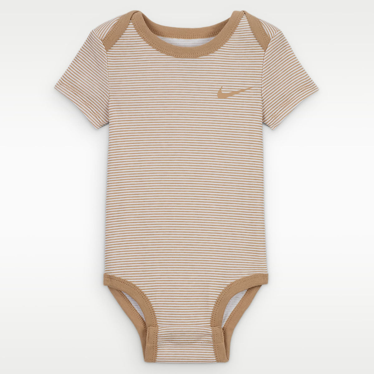 Conjunto de body para bebé (0 a 9 meses) (3 piezas) Nike Baby Essentials – Marfil pálido – vista 3
