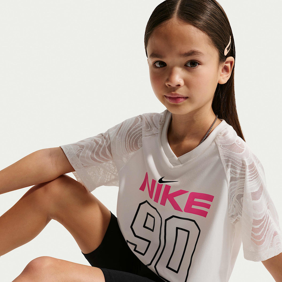 Conjunto de dos piezas de shorts de ciclismo Dri-FIT Easy Breezy para niños talla pequeña Nike – Negro – vista 6