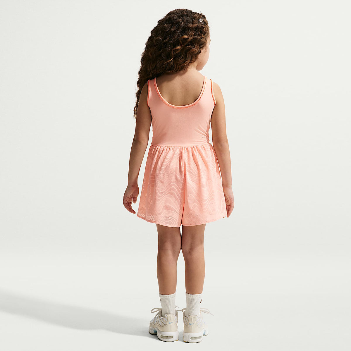 Enterito runsie Dri-FIT Easy Breezy para niños talla pequeña Nike – Naranja ártico – vista 5