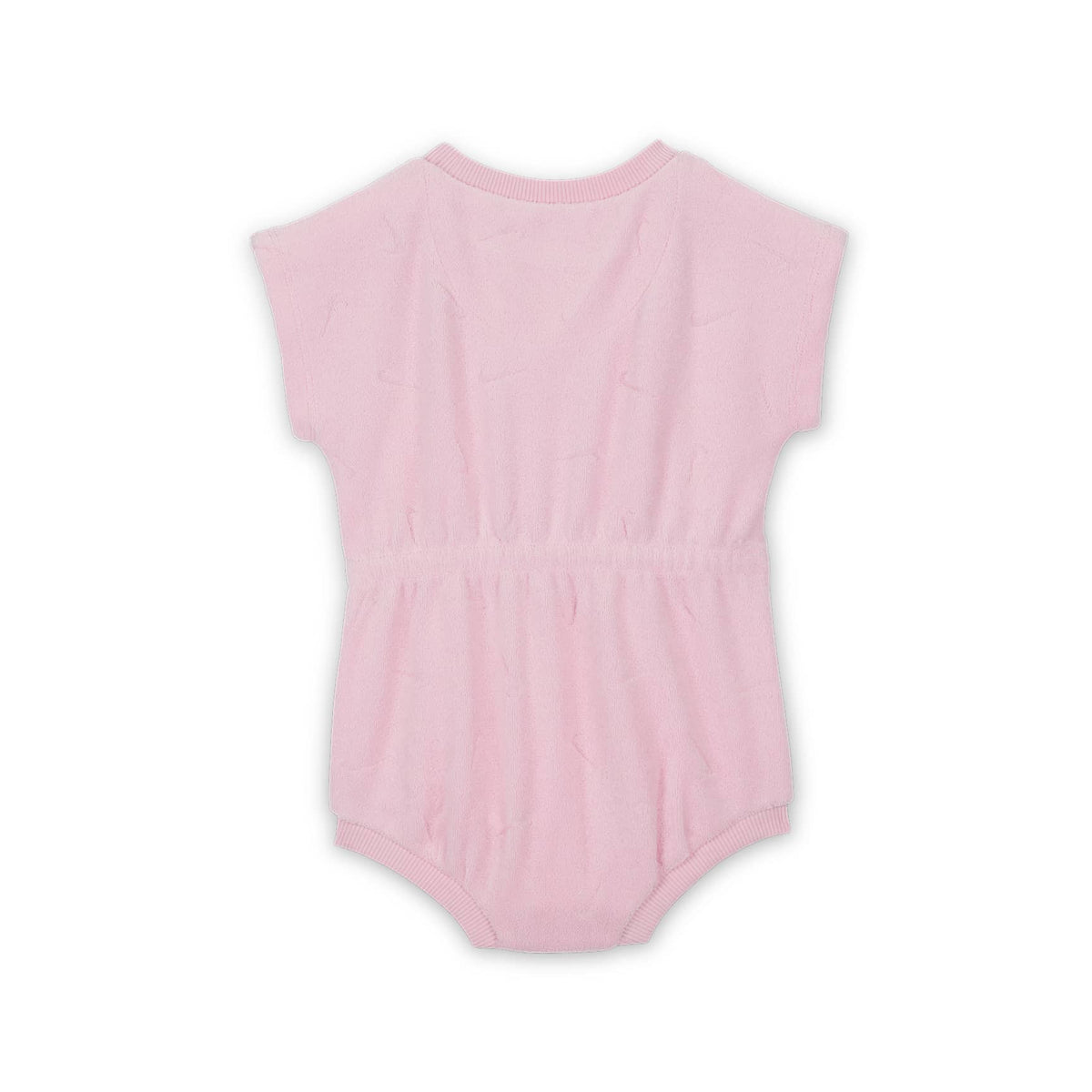 Enterito de felpa tipo toalla jacquard para bebé Nike Essentials – Espuma rosa – vista 2