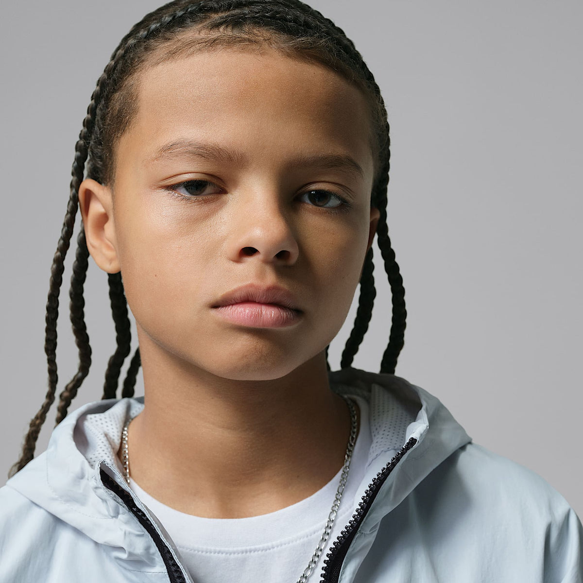 Chamarra Draft Essential para niños talla grande Jordan – Halo – vista 3