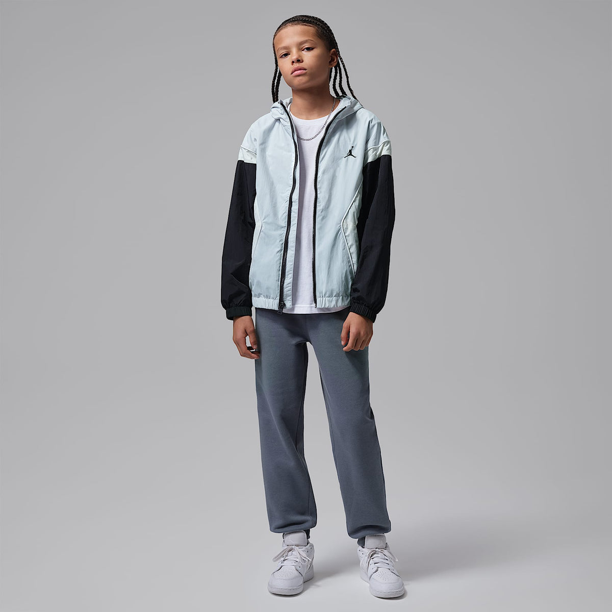 Chamarra Draft Essential para niños talla grande Jordan – Halo – vista 8