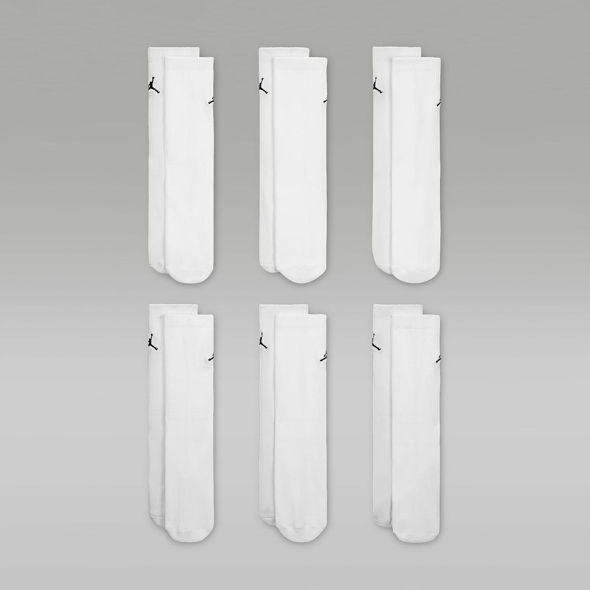 Calcetas para niños (6 pares) Jordan Everyday Essentials – Blanco – vista 2