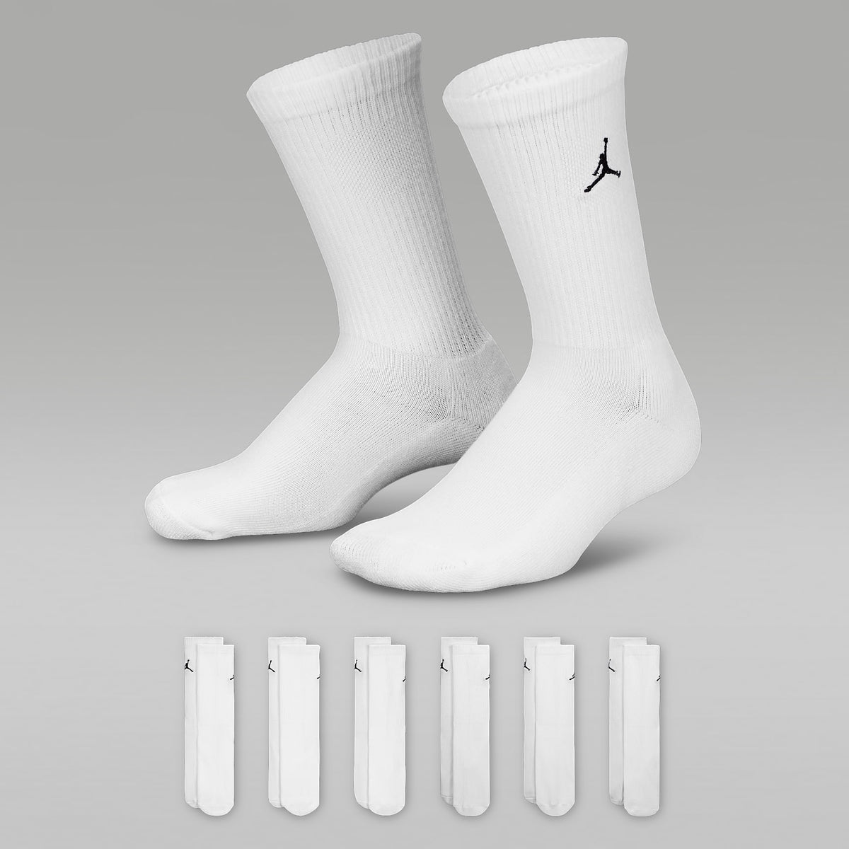 Calcetas para niños (6 pares) Jordan Everyday Essentials – Blanco – vista 1