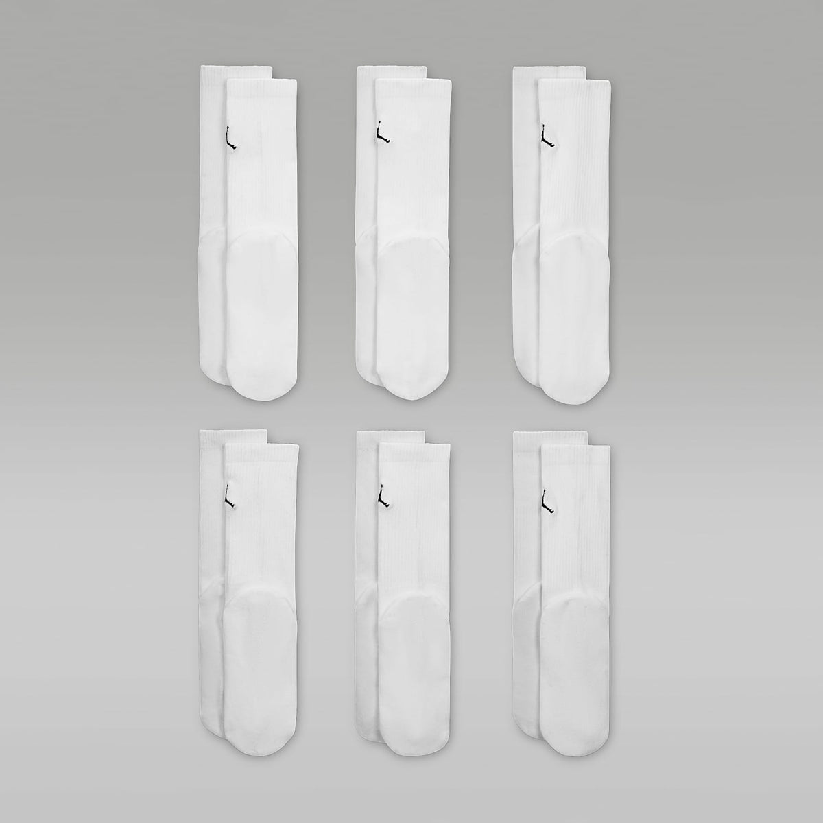 Calcetas para niños (6 pares) Jordan Everyday Essentials – Blanco – vista 3