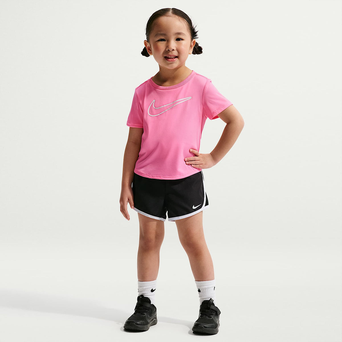 Shorts Dri-FIT Tempo infantiles Nike – Negro – vista 1