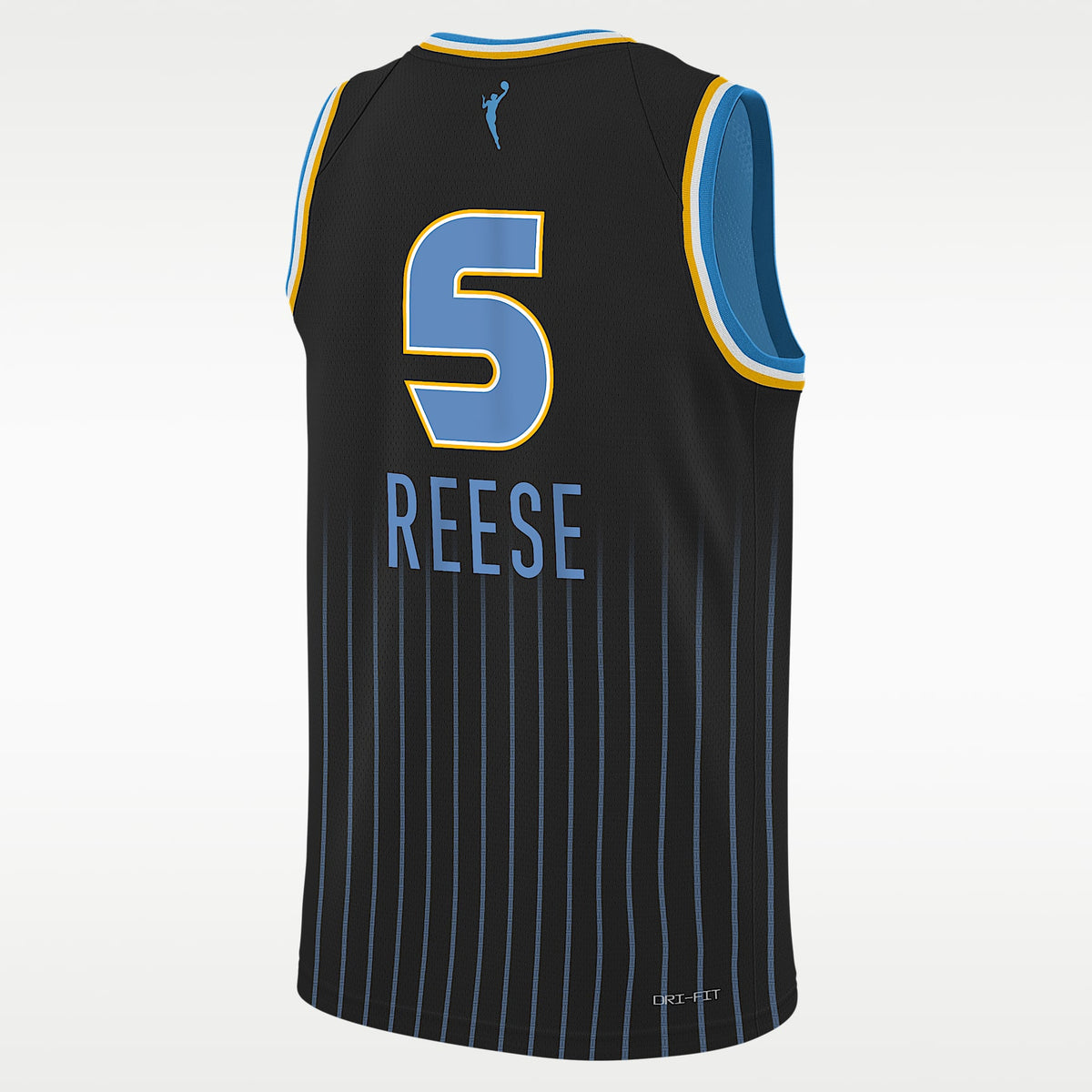 Jersey Nike Dri-FIT de la WNBA Swingman para niños talla grande Angel Reese Chicago Sky 2024 Explorer Edition – Negro – vista 2