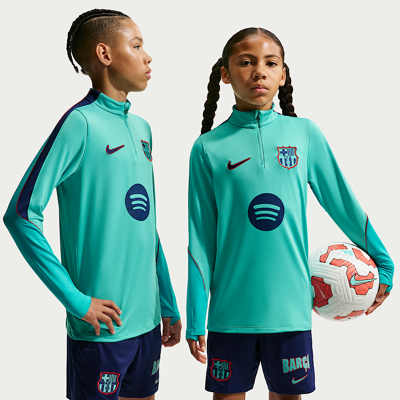 Sudadera de Fútbol Nike FC Barcelona Strike Third para Niño Grande