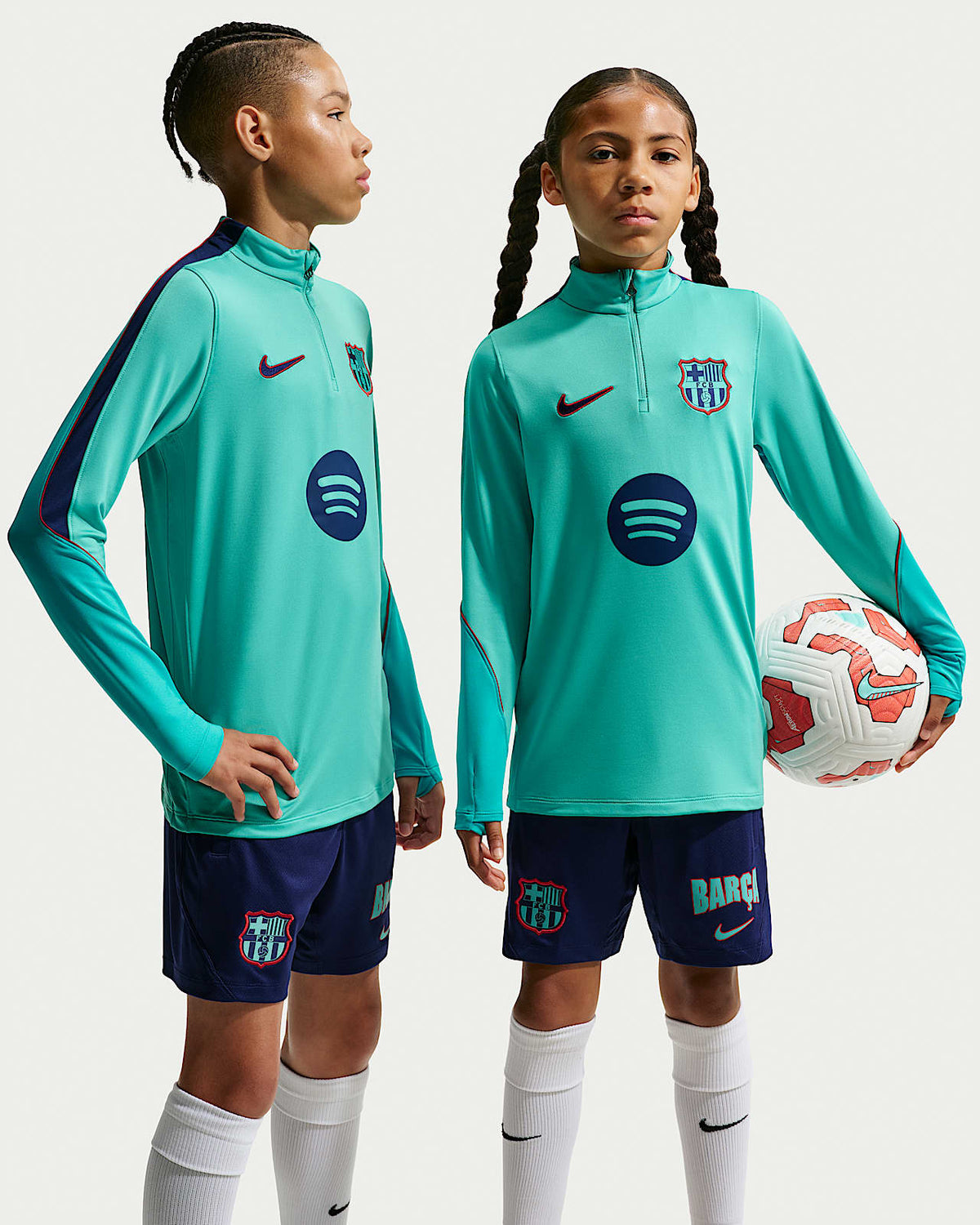 Sudadera de Fútbol Nike FC Barcelona Strike Third para Niño Grande