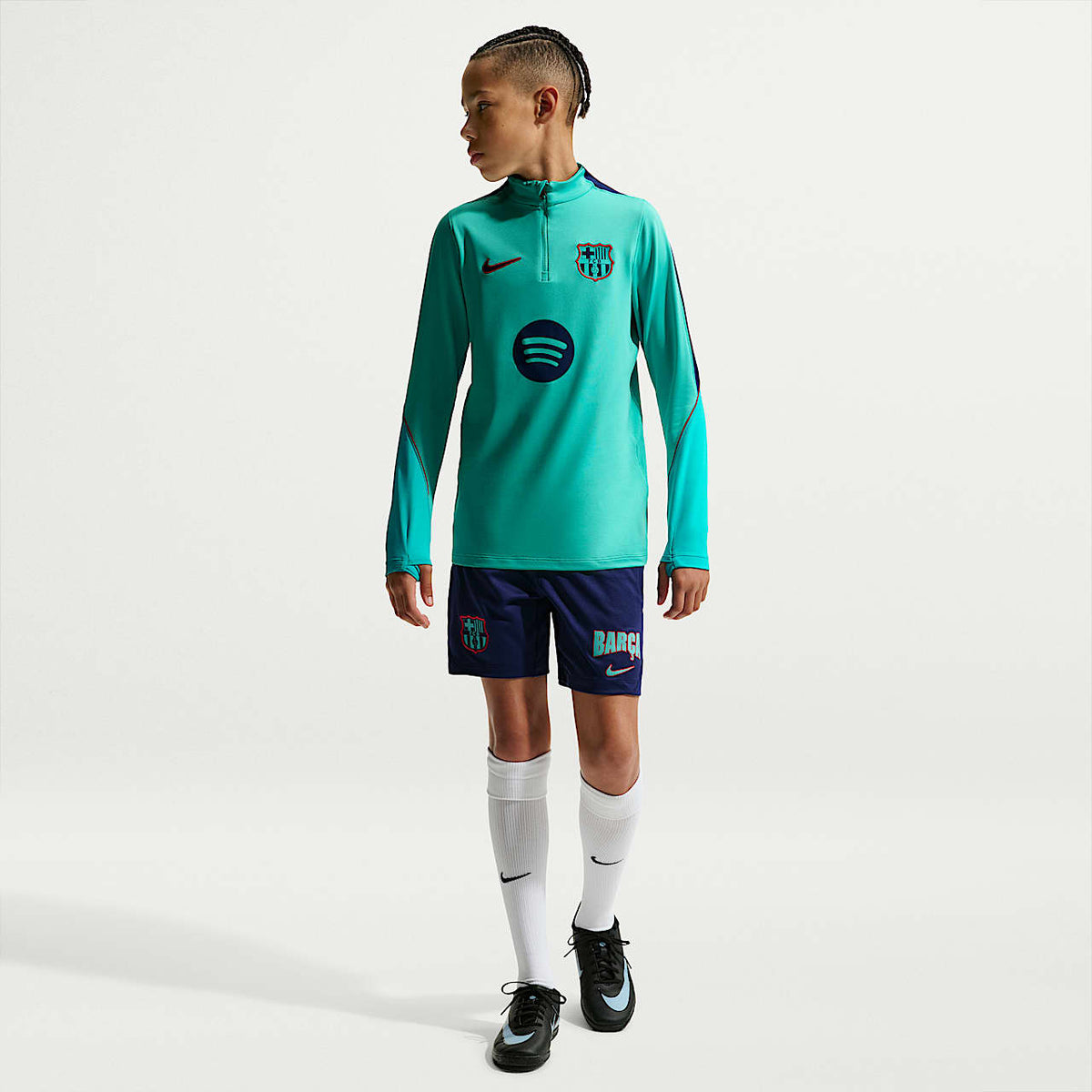Sudadera de Fútbol Nike FC Barcelona Strike Third para Niño Grande