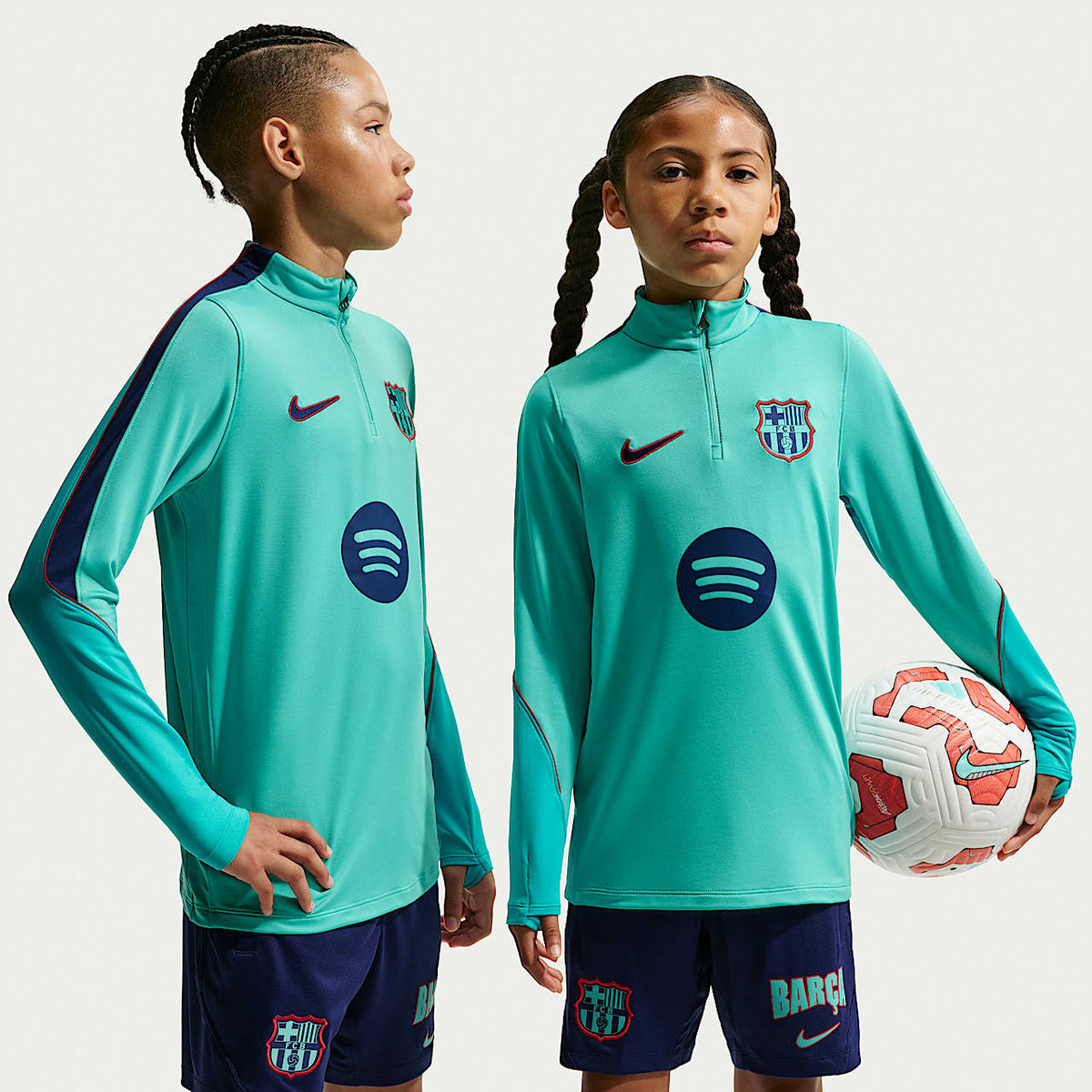 Sudadera de Fútbol Nike FC Barcelona Strike Third para Niño Grande