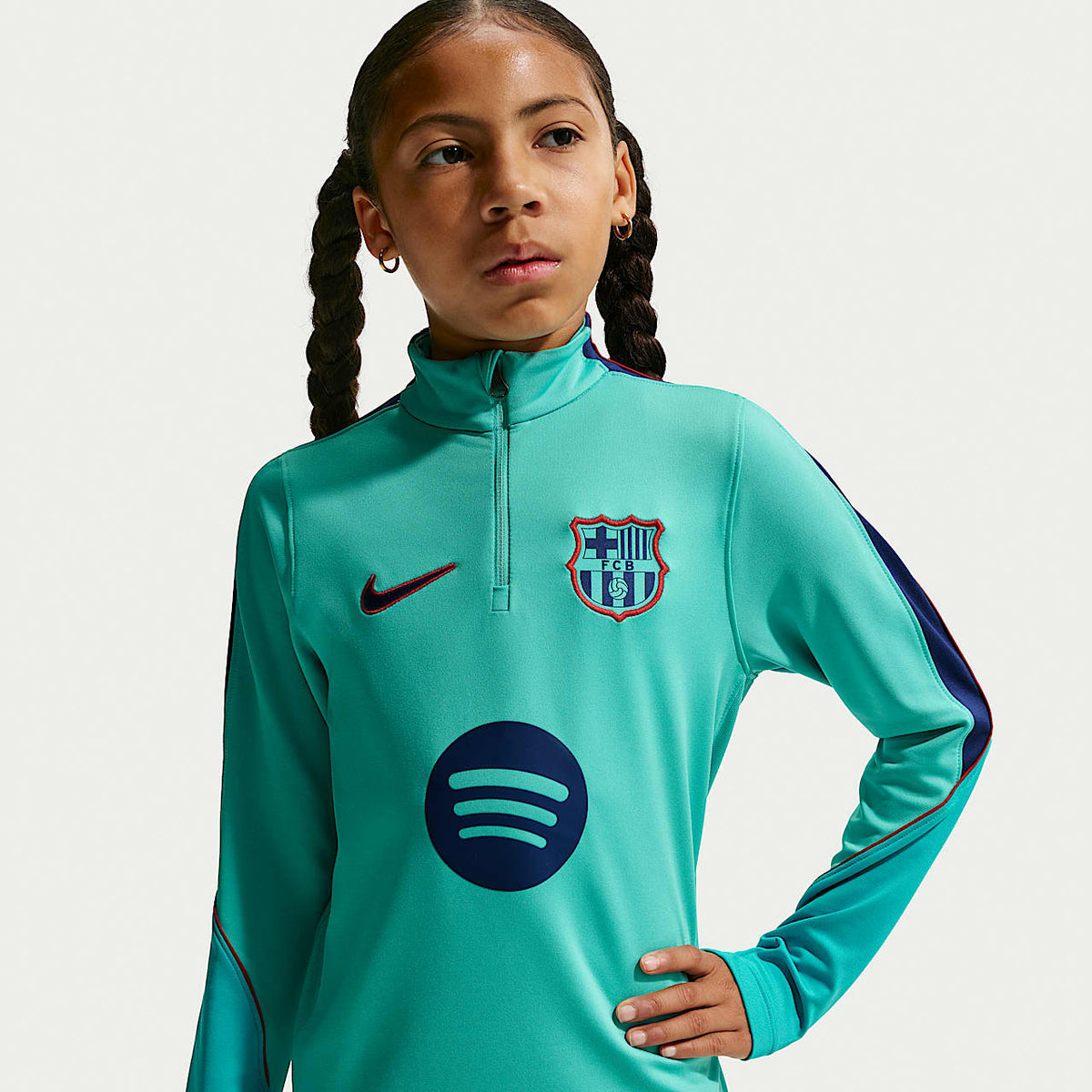 Sudadera de Fútbol Nike FC Barcelona Strike Third para Niño Grande