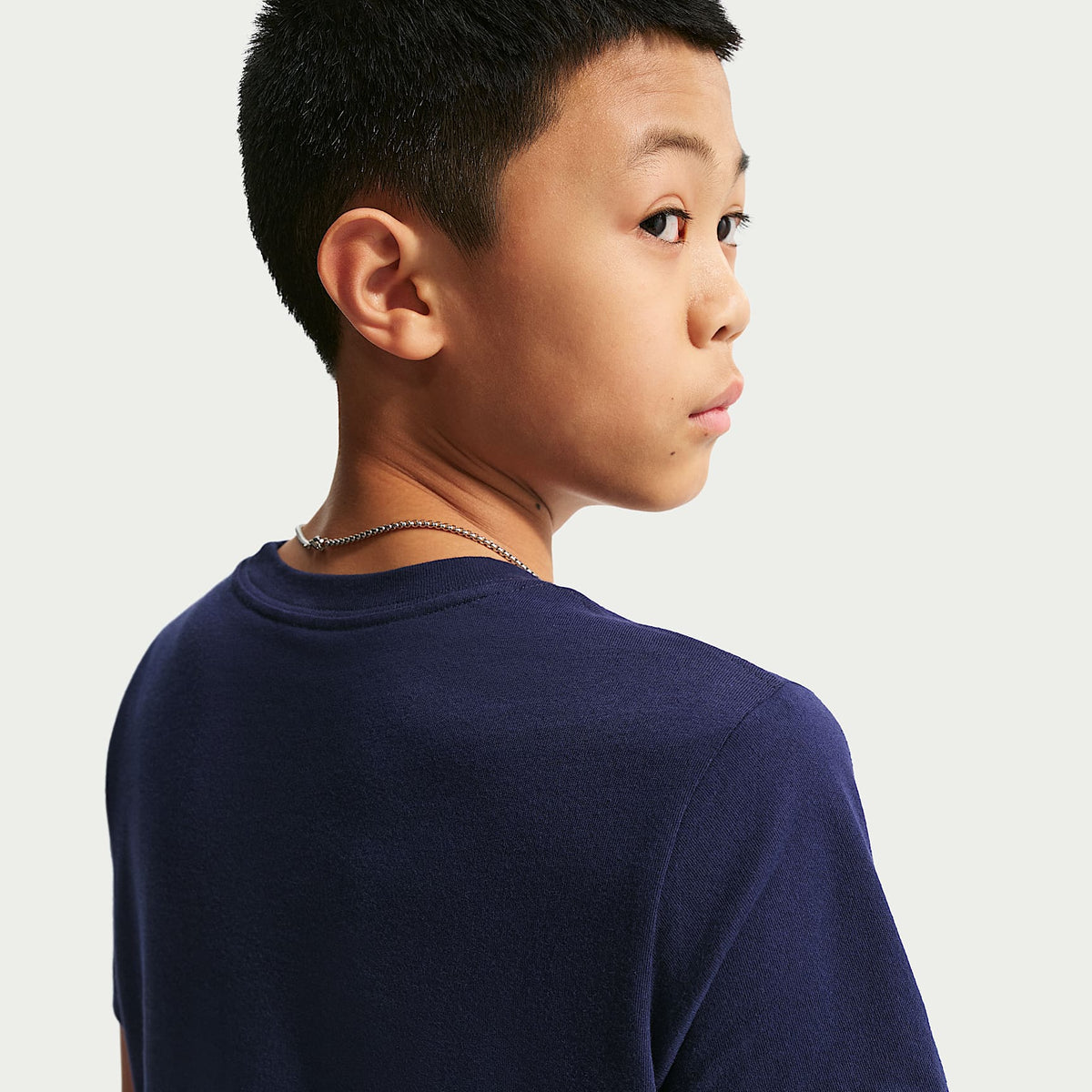 Playera de fútbol Nike para niños talla grande FFF – Azul oscuro – vista 2