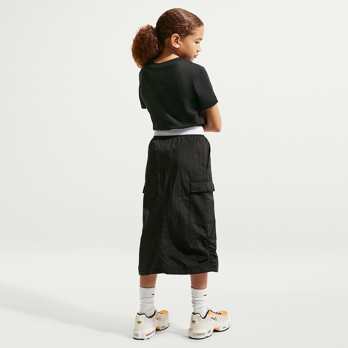 Playera de fútbol Nike para niños talla grande FFF – Negro – vista 5