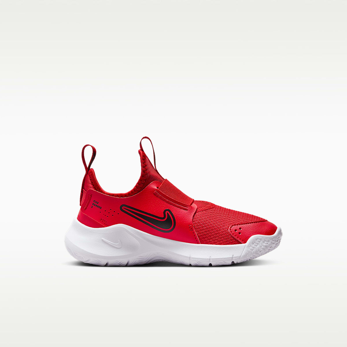 Nike Flex Runner 3 – Rojo universitario/Negro – vista 3