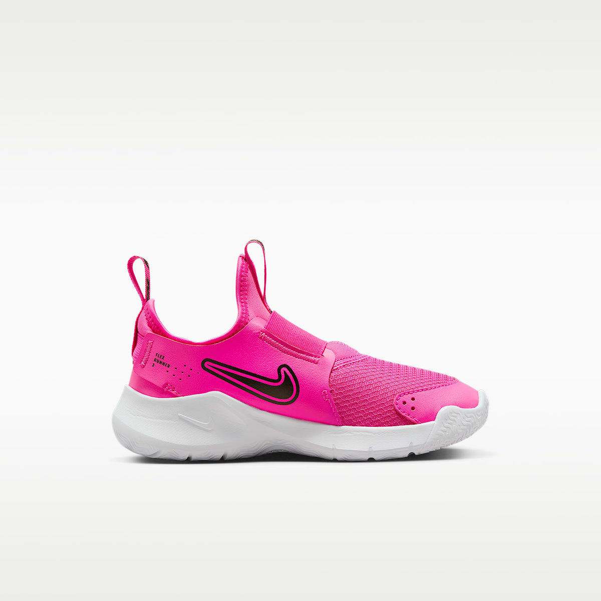 Nike Flex Runner 3 – Fucsia láser/Negro – vista 3