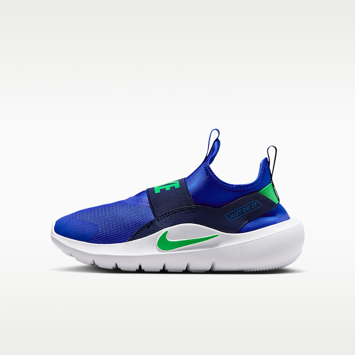 Nike Flex Runner 4 – Azul carrera/Azul marino medianoche/Azul aurora/Verde ilusión – vista 1